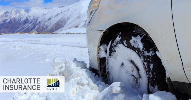 What To Do If Your Car Gets Stuck In The Snow - Charlotte Insurance